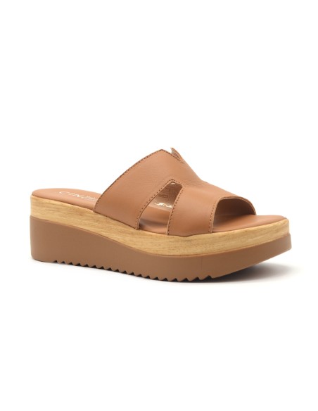 Cinzia Soft sandalo a ciabatta con zeppa