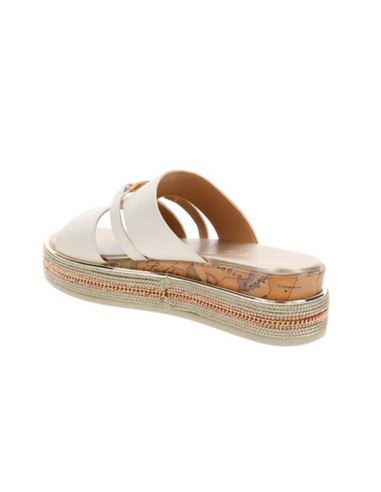 Alviero Martini sandalo platform con accessorio