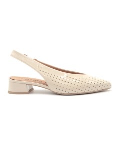Melluso slingback in vernice traforata