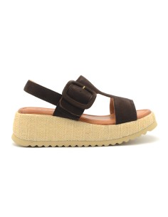 Keys Sun sandalo con zeppa in corda