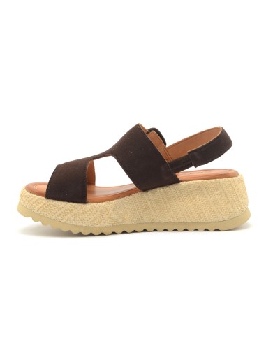 Keys Sun sandalo con zeppa in corda