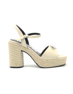 4US By Paciotti sandalo con tacco e plateau