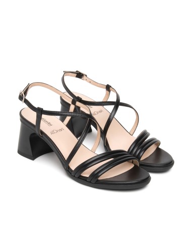 Nero Giardini sandalo in pelle con tacco comodo