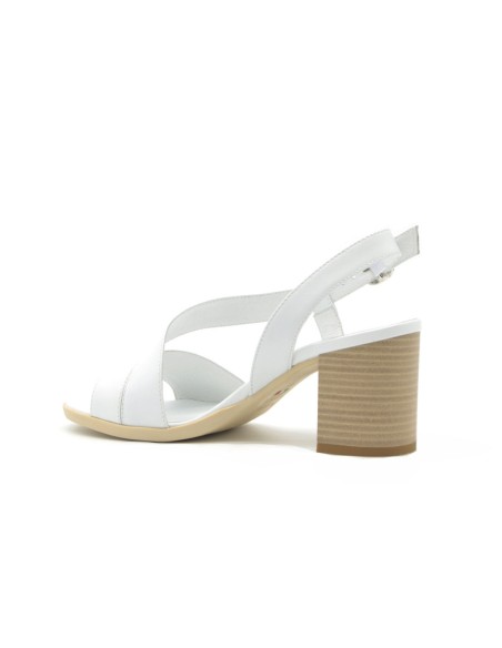 Nero Giardini sandalo in pelle con tacco