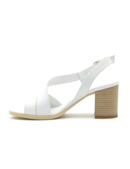 Nero Giardini sandalo in pelle con tacco