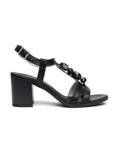 Nero Giardini sandalo in pelle con tacco comodo