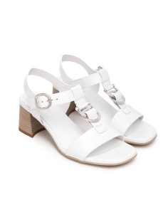Nero Giardini sandalo in pelle con tacco comodo 2