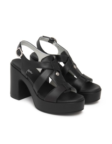 Nero Giardini sandalo in pelle con tacco alto