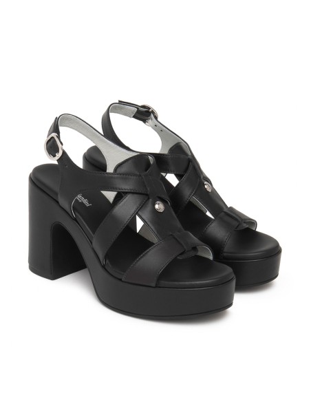 Nero Giardini sandalo in pelle con tacco alto