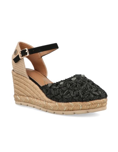 O-Joo Geri Flower sandalo espadrillas con zeppa