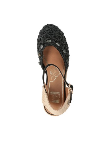 O-Joo Geri Flower sandalo espadrillas con zeppa