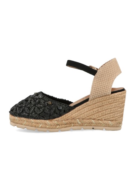 O-Joo Geri Flower sandalo espadrillas con zeppa