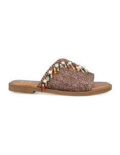 O-Joo Miley Carribean ciabatta con charms
