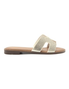 Kharisma sandalo a ciabatta con strass