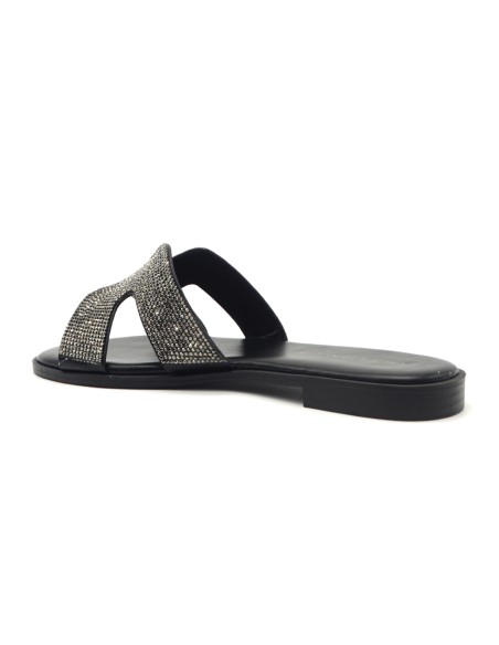 Kharisma sandalo a ciabatta con strass