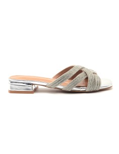 Kharisma sandalo a ciabatta con strass