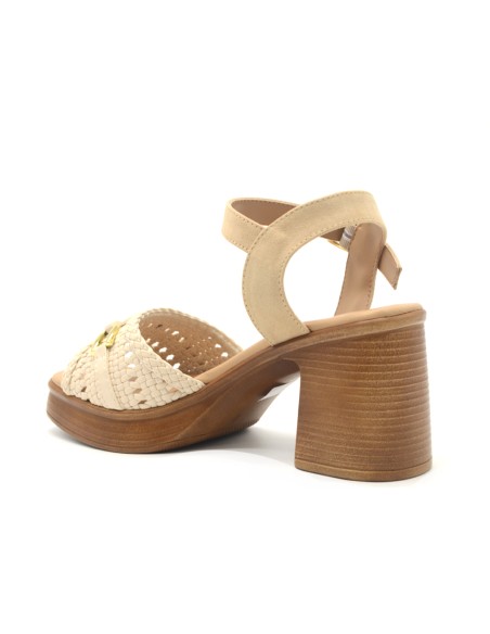 Donna Serena Jil sandalo in pelle con tacco