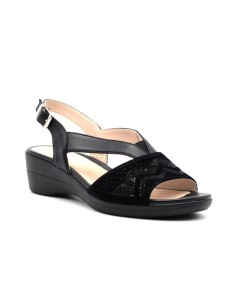 Stonefly modello Vanity III 30 sandalo donna in pelle e camoscio 2