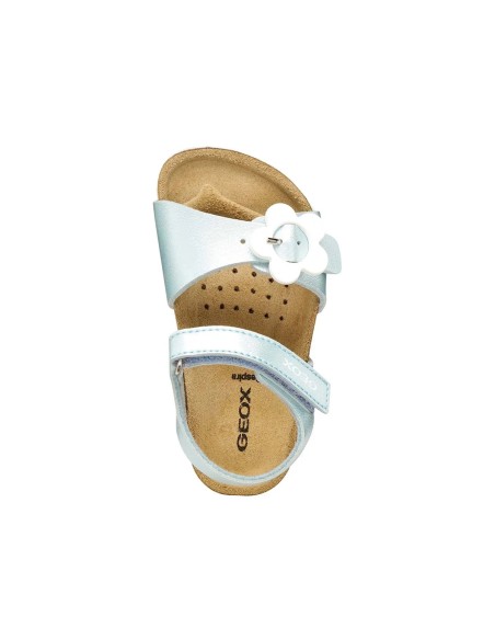 Geox modello Chalki sandalo bambina in ecopelle perlata