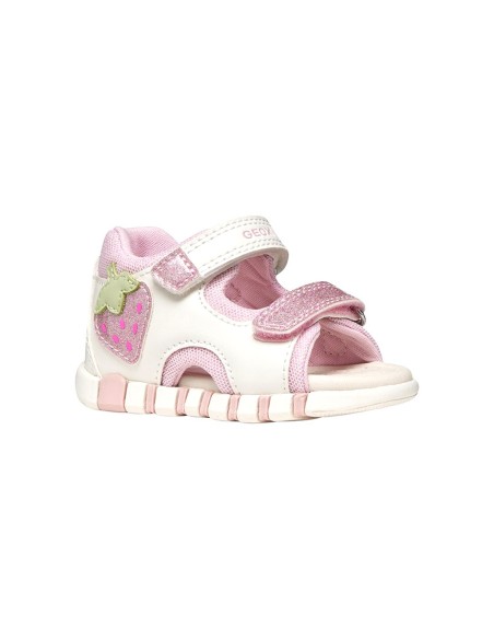 Geox modello Iupidoo sandalo primo passo bambina in tessuto