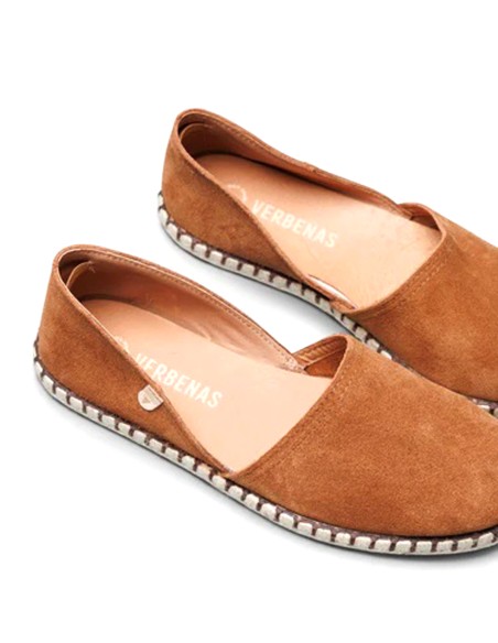 Verbenas modello Carmen Serraje espadrillas donna in camoscio