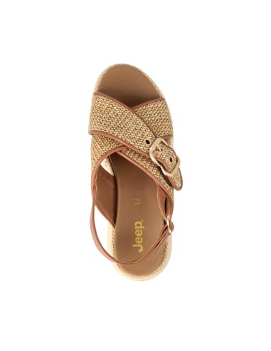 Jeep modello Karina Cross sandalo donna in tessuto intrecciato