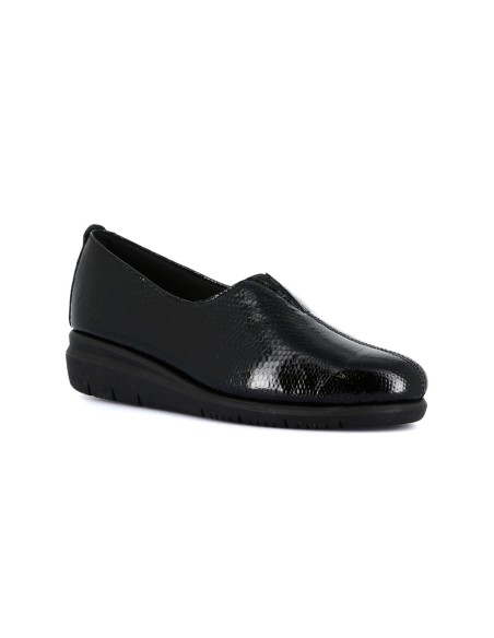 Grunland Rysa patent leather comfort moccasin