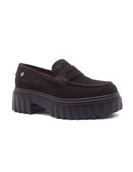 Keys Andrea Wildleder-Plateaumokassin