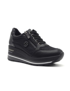 Donna Serena Fox sneaker in pelle e tessuto glitter 2