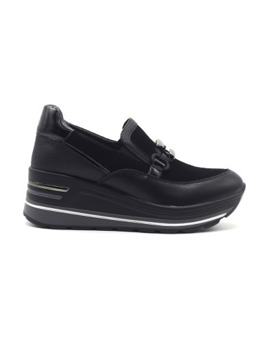 Donna Serena Fox mocassino con zeppa