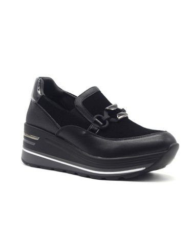 Donna Serena Fox mocassino con zeppa