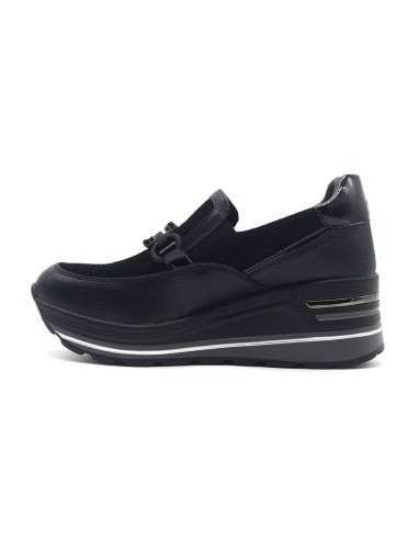 Donna Serena Fox mocassino con zeppa