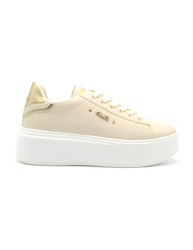 4US by Paciotti sneaker stringata ragazza e donna con fondo platform
