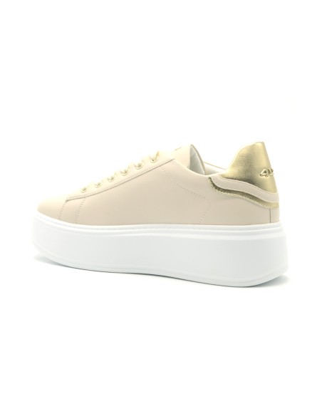 4US by Paciotti sneaker stringata ragazza e donna con fondo platform