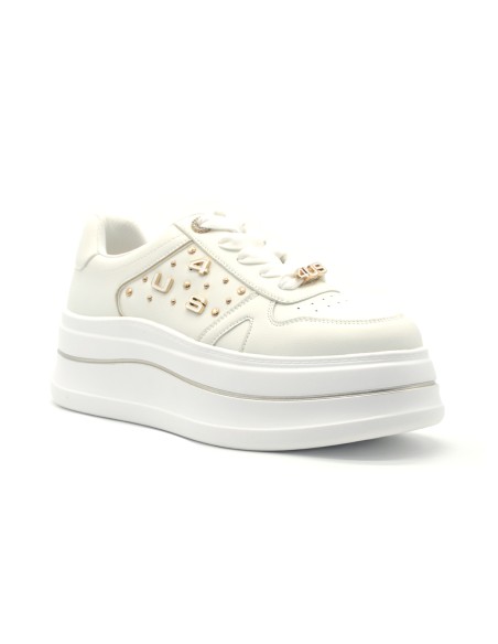 4US by Paciotti sneaker stringata ragazza e donna con platform
