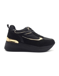 4US by Paciotti sneaker stringata ragazza e donna con zeppa