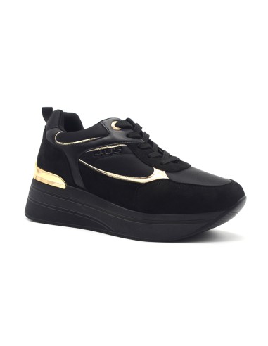 4US by Paciotti sneaker stringata ragazza e donna con zeppa