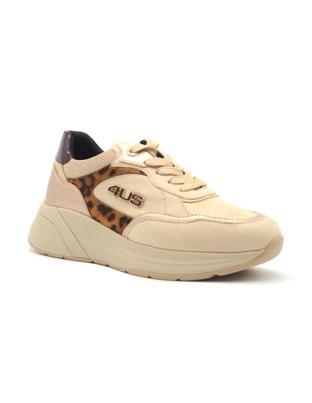 4US By Paciotti zapatillas con logo metálico