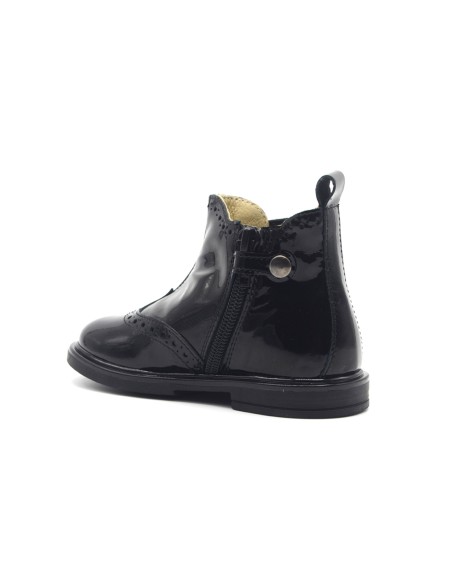Walkey Bottine en cuir verni