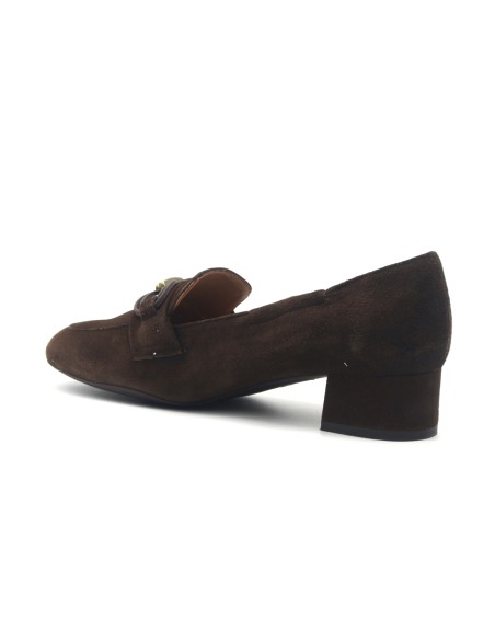 Melluso mocassino Made in Italy in pelle scamosciata