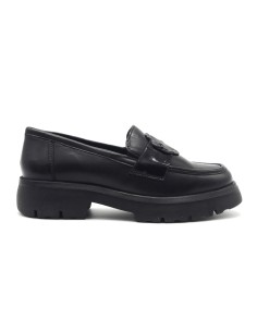 Melluso mocassino in pelle con accessorio