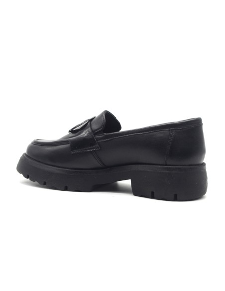 Melluso mocassino in pelle con accessorio