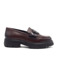 Melluso mocassino in pelle con accessorio