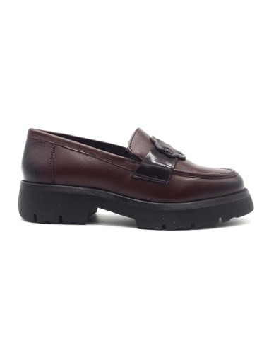 Melluso mocassino in pelle con accessorio