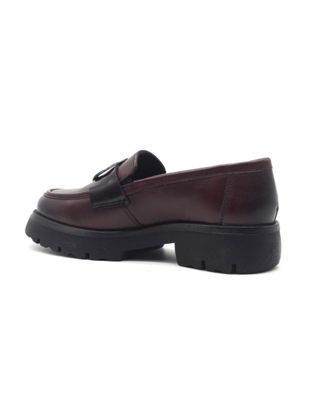 Melluso mocassino in pelle con accessorio