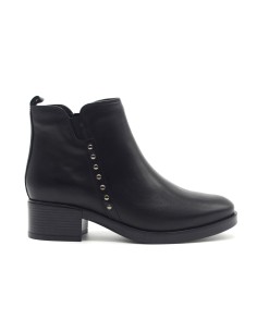 Melluso stivaletto in pelle con borchie