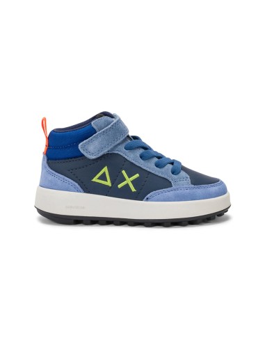 Sun68 Genius Midi zapatillas altas niño con cordones elásticos