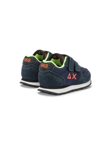 Sun68 Tom Fluo Nylon boys' first walking shoes with double straps