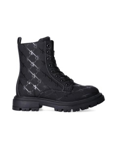 Calvin Klein botas de combate chica estampadas con cremallera