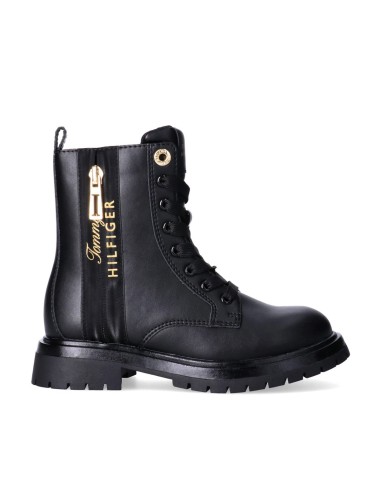 Tommy Hilfiger botas de combate chica con cremallera interior